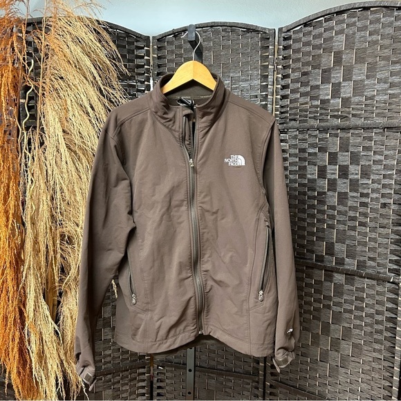 The North Face APEX brown zip up men’s jacket large - Picture 3 of 8